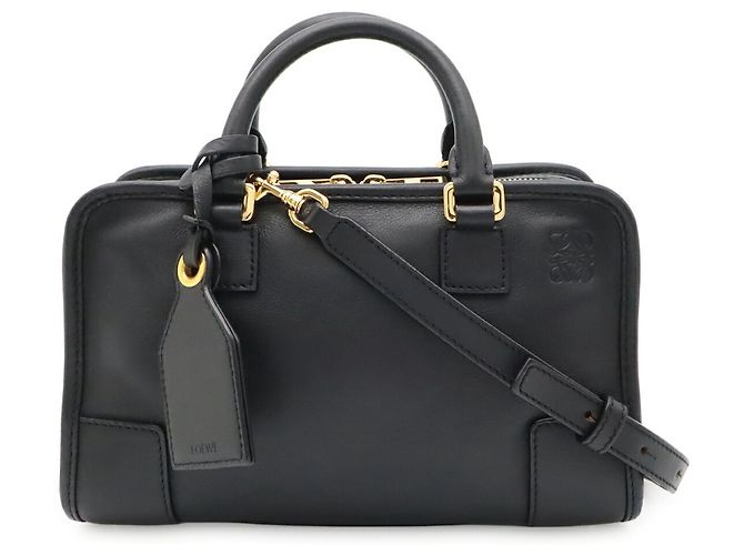 Borsa Loewe Amazona 23 Anagram Nero - vista 2