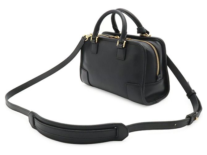 Borsa Loewe Amazona 23 Anagram Nero - vista 3