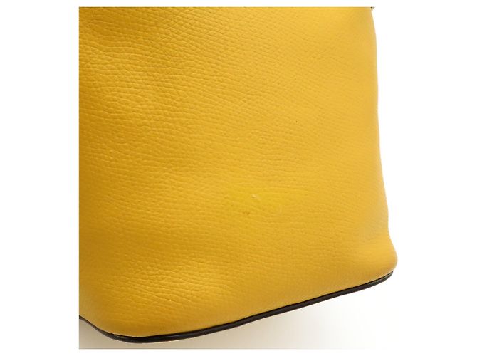 Borsa a secchiello Fendi Montresor Giallo - vista 10