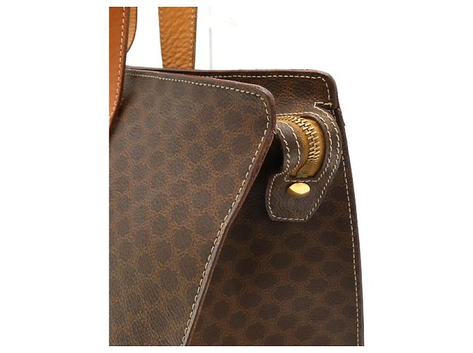 Céline Borsa Tote Celine Macadam Pattern Marrone Marrone scuro - vista 8