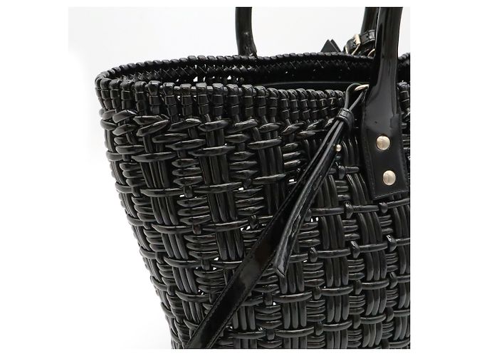 Borsa Balenciaga Bistro Basket Bag Nero - vista 5