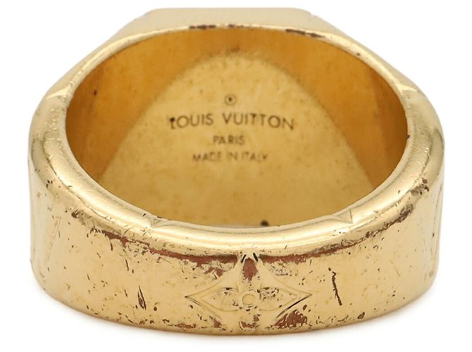 Louis Vuitton Gold Signet Ring Golden - Ansicht 4