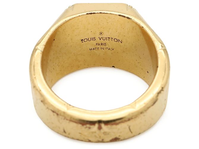 Louis Vuitton Gold Signet Ring Golden - Ansicht 5