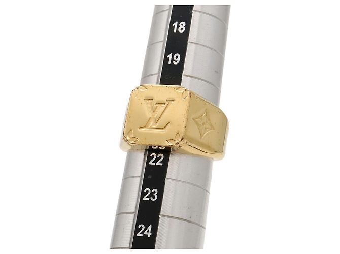 Louis Vuitton Gold Signet Ring Golden - Ansicht 7