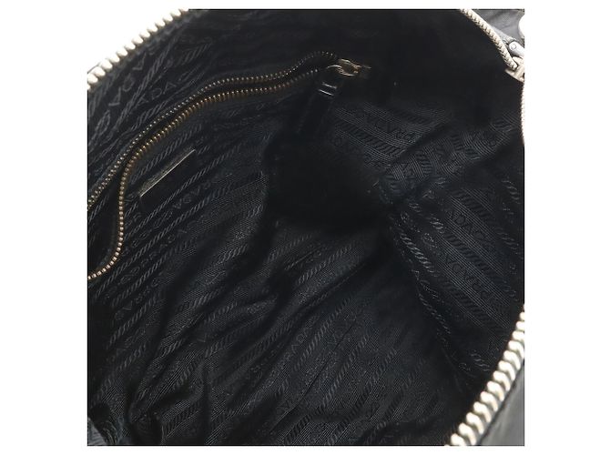 Tote Bolso Prada Triangle - BN1066 Negro Azul - vista 7