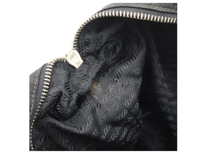 Tote Bolso Prada Triangle - BN1066 Negro Azul - vista 8