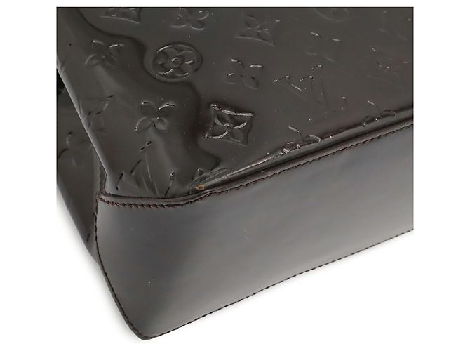 Borsa Louis Vuitton Monogram Vernis Wilshire PM Bordò - vista 4