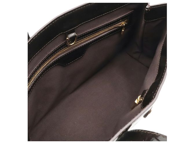 Borsa Louis Vuitton Monogram Vernis Wilshire PM Bordò - vista 6