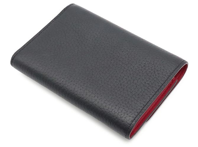 Cartera tri-fold Louis Vuitton Capucines Compact Negro Rosa - vista 3