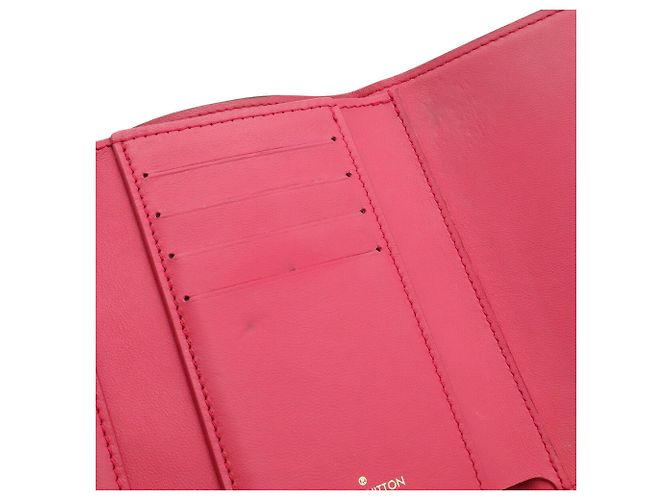 Cartera tri-fold Louis Vuitton Capucines Compact Negro Rosa - vista 7