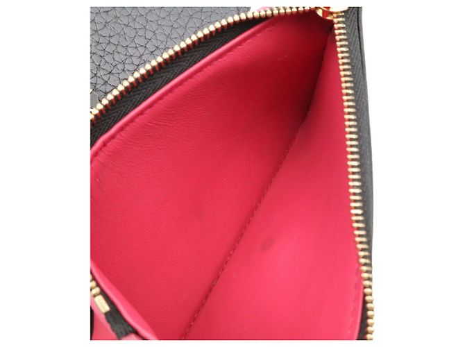 Cartera tri-fold Louis Vuitton Capucines Compact Negro Rosa - vista 9