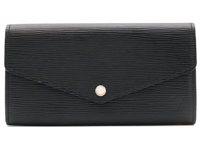 Louis Vuitton Epi Portefeuille Sarah Bi-fold Long Wallet Nero - vista 2