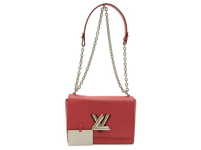 Borsa a tracolla Louis Vuitton Epi Twist MM Fuschia - vista 2