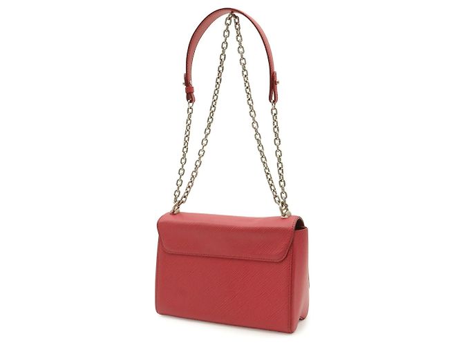 Borsa a tracolla Louis Vuitton Epi Twist MM Fuschia - vista 3