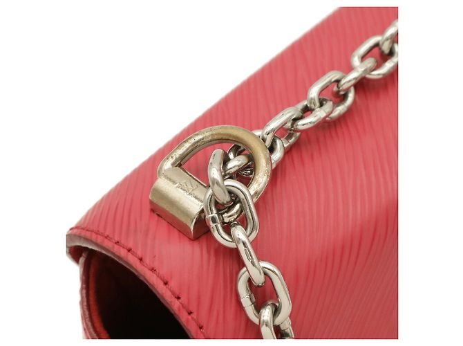 Borsa a tracolla Louis Vuitton Epi Twist MM Fuschia - vista 7