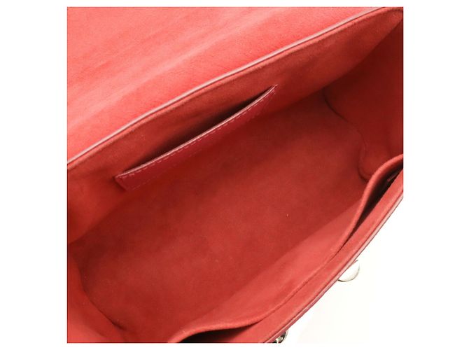 Borsa a tracolla Louis Vuitton Epi Twist MM Fuschia - vista 9