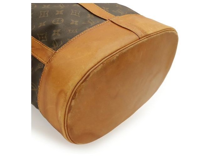 Borsa a tracolla Louis Vuitton Monogram Randonee GM Marrone - vista 4