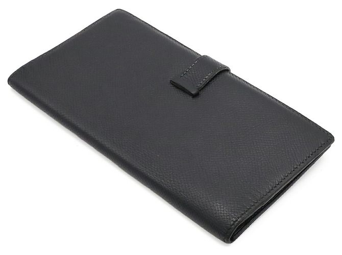 Hermès Cartera larga bi-fold Hermes Bearn Classic Negro - vista 3