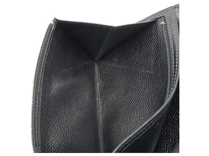 Hermès Cartera larga bi-fold Hermes Bearn Classic Negro - vista 7