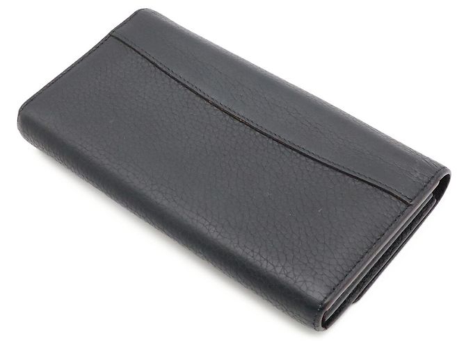 Louis Vuitton Portefeuille Capucines Bi-Fold Long Wallet Nero Fuschia - vista 3