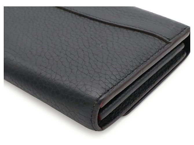 Louis Vuitton Portefeuille Capucines Bi-Fold Long Wallet Nero Fuschia - vista 4