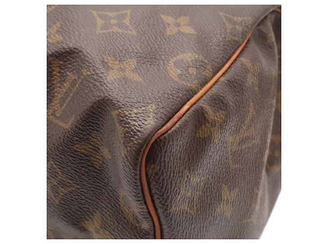 Borsa Louis Vuitton Monogram Speedy 25 Marrone Monogramma - vista 4