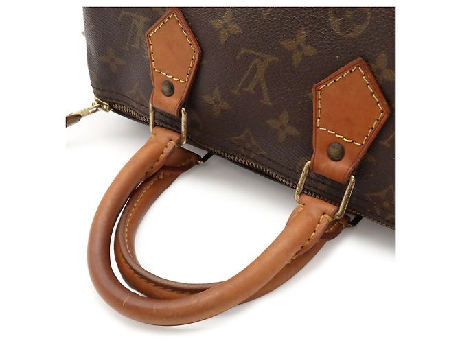 Borsa Louis Vuitton Monogram Speedy 25 Marrone Monogramma - vista 5