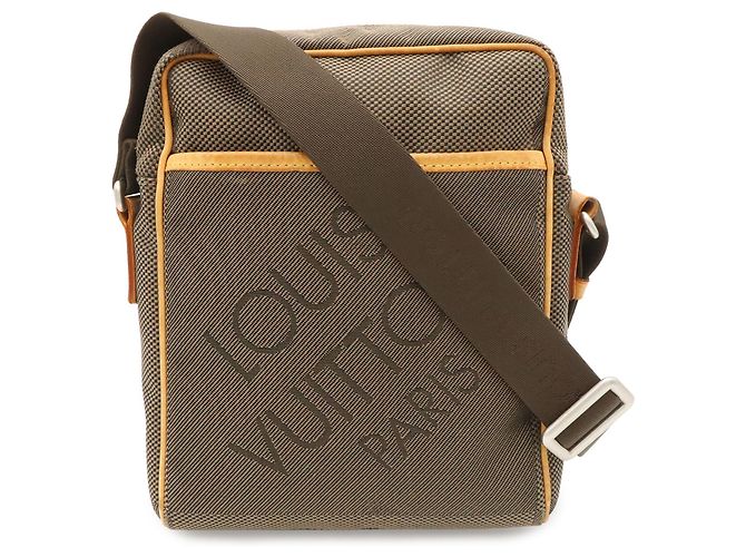 Borsa a tracolla Louis Vuitton Damier Geant Citadin Cachi - vista 2