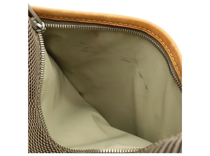 Borsa a tracolla Louis Vuitton Damier Geant Citadin Cachi - vista 8