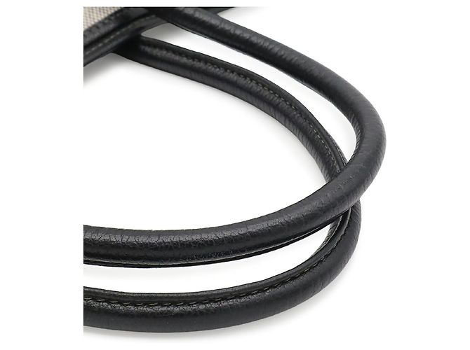 Hermès Borsa Tote Hermes Garden PM Marrone Nero - vista 5