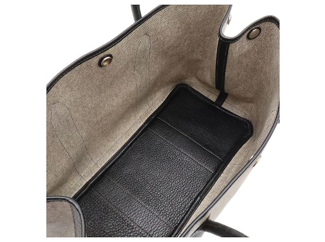Hermès Borsa Tote Hermes Garden PM Marrone Nero - vista 6