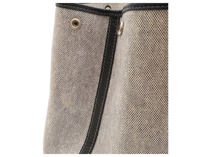 Hermès Borsa Tote Hermes Garden PM Marrone Nero - vista 9