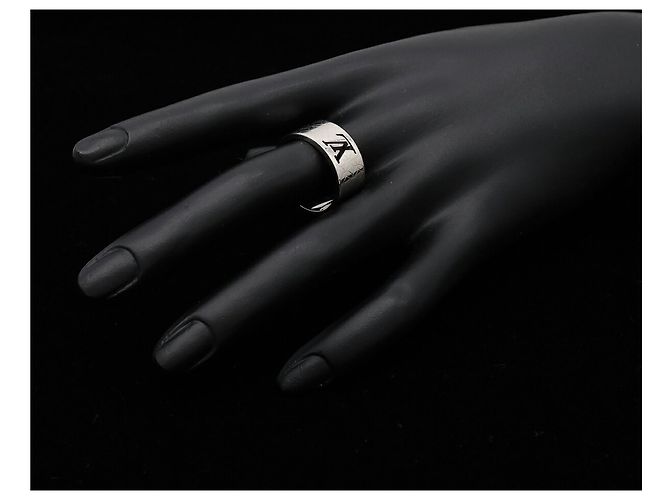 Louis Vuitton Bague Champs-Élysées Ring Argento - vista 8