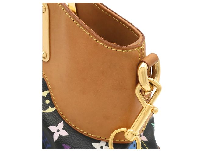 Borsa Louis Vuitton Monogram Multicolor Judy MM Nero Multicolore Monogramma - vista 8