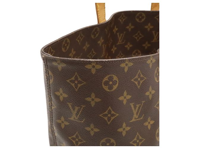 Borsa Cabas Alto Monogram Louis Vuitton Marrone - vista 9