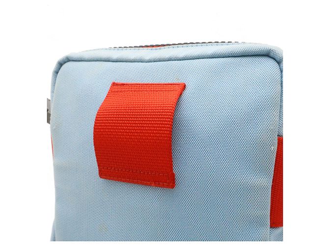 Borsa a tracolla/Pouch Chanel Sport Line Coco Mark Rosso Blu chiaro - vista 10