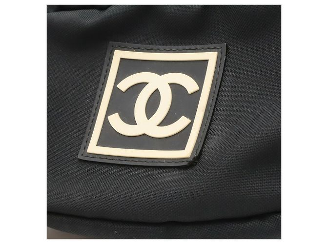 Chanel Sport Line Coco Mark Waist Pouch Nero - vista 10