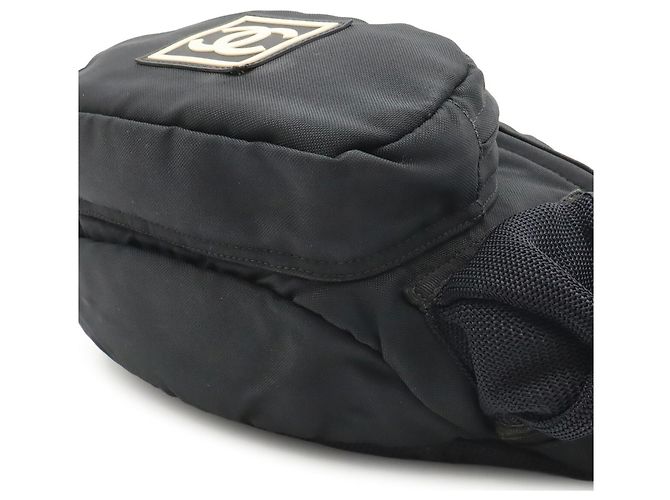 Chanel Sport Line Coco Mark Waist Pouch Nero - vista 4