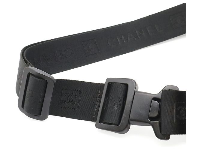 Chanel Sport Line Coco Mark Waist Pouch Nero - vista 5