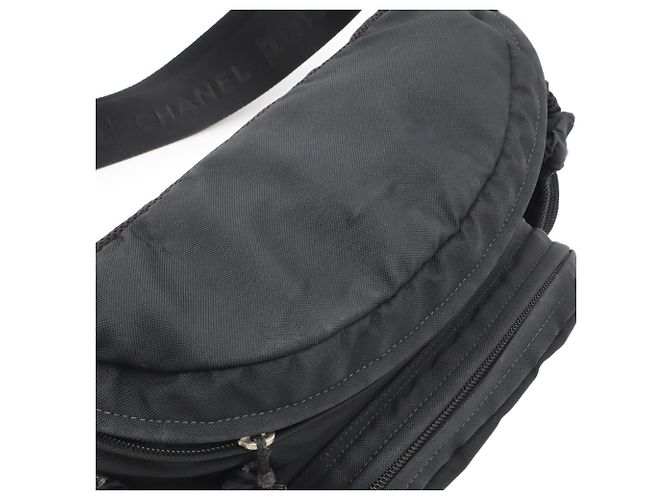 Chanel Sport Line Coco Mark Waist Pouch Nero - vista 6