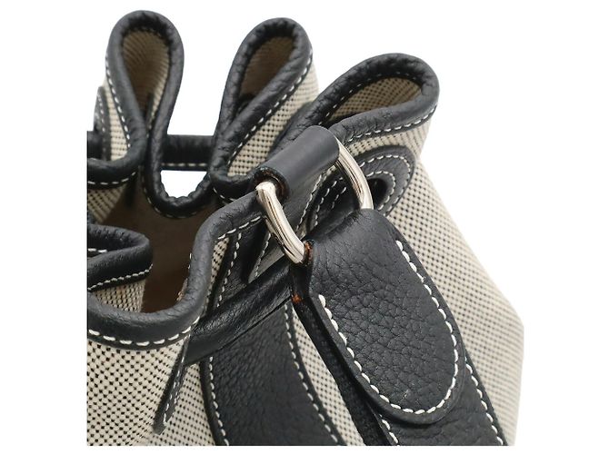 Hermès Sac Marine Recife MM Shoulder Bag Nero Bianco Grigio - vista 5