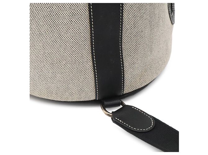 Hermès Sac Marine Recife MM Shoulder Bag Nero Bianco Grigio - vista 7