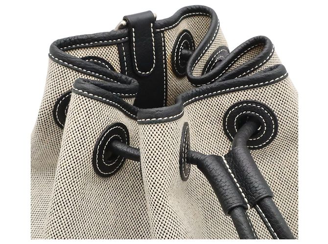 Hermès Sac Marine Recife MM Shoulder Bag Nero Bianco Grigio - vista 8