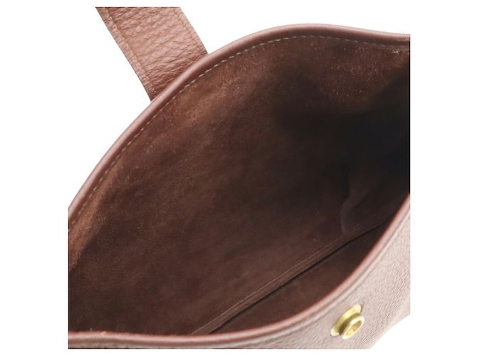 Hermès Hermes Rodeo 2 Deux Shoulder Bag Pochette Marrone Rosso Bordò - vista 7