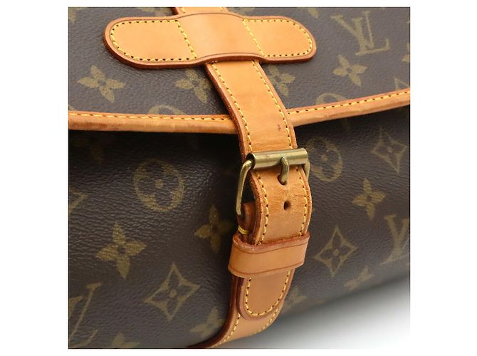 Borsa a tracolla Louis Vuitton Monogram Marne Marrone - vista 10