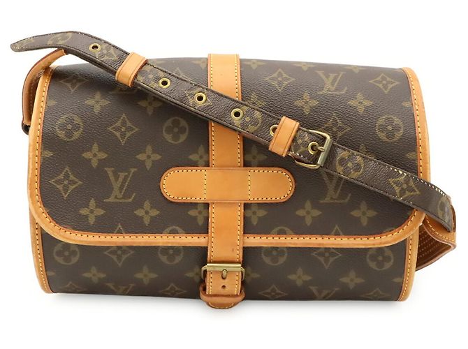 Borsa a tracolla Louis Vuitton Monogram Marne Marrone - vista 2