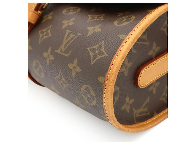 Borsa a tracolla Louis Vuitton Monogram Marne Marrone - vista 4