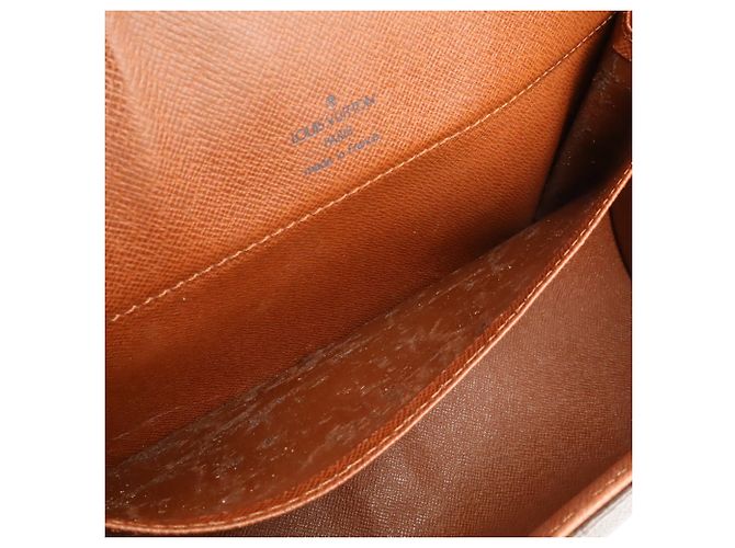 Borsa a tracolla Louis Vuitton Monogram Marne Marrone - vista 9