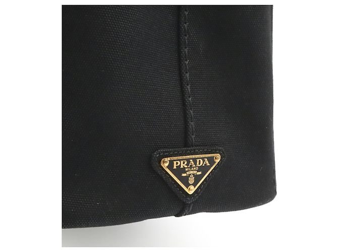 Prada Canapa Tote Bag Schwarz - Ansicht 10