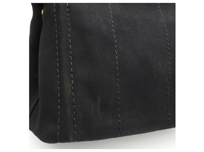 Prada Canapa Tote Bag Schwarz - Ansicht 9